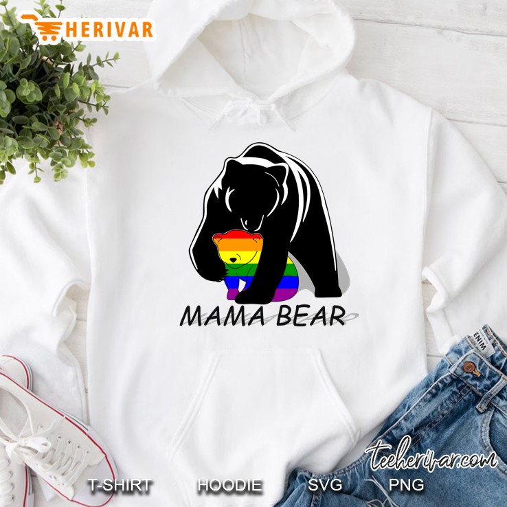 Gay Pride Mama Bear Hoodie