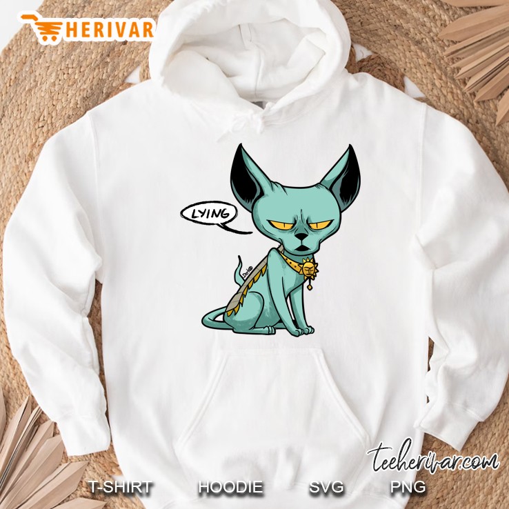 Lying Cat Hoodie