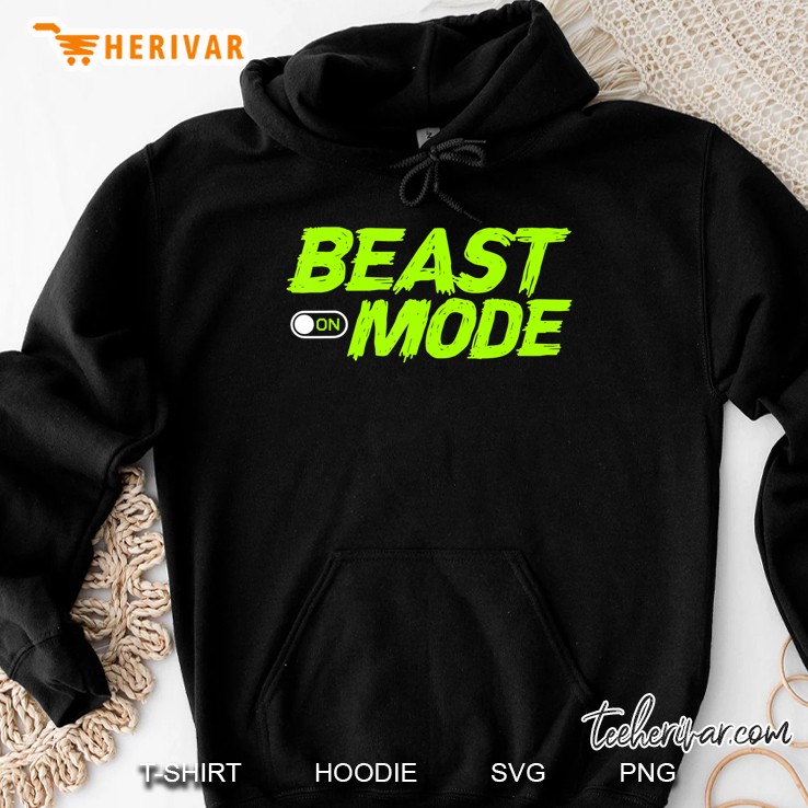 Beast Workout Mode Style Ripped Yoga Locker Healthy Nieces Hoodie