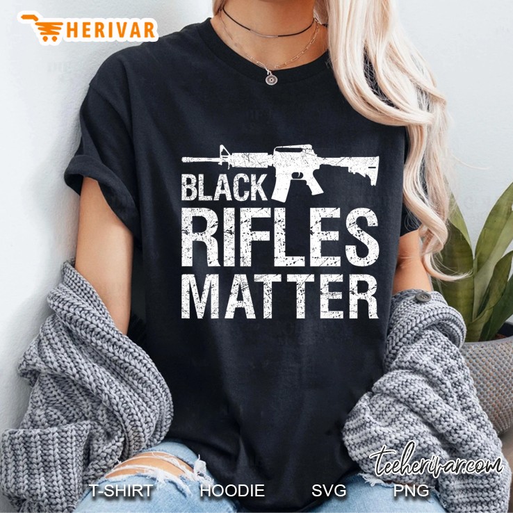 Black Rifles Matter 2Nd Amendment Gun Rights Ladies Tee