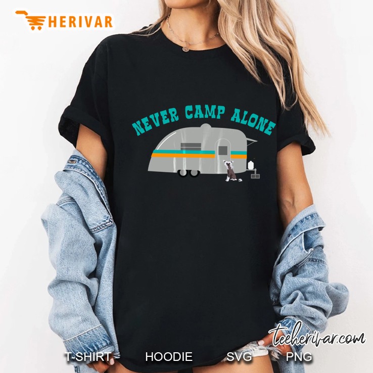 Chinese Crested Dog Rv Funny Camping Ladies Tee