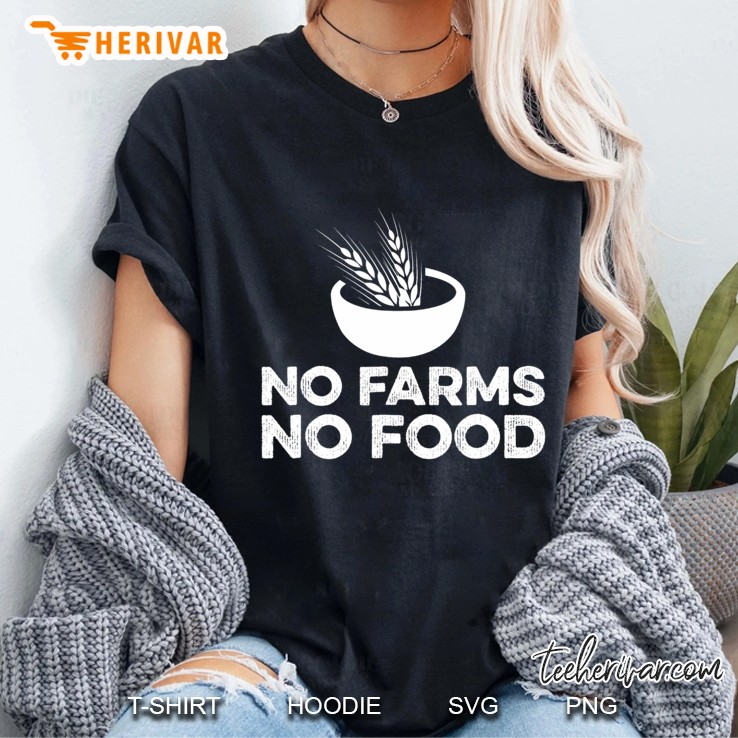 Farmer Local No Farms No Food Activist Farming Ladies Tee