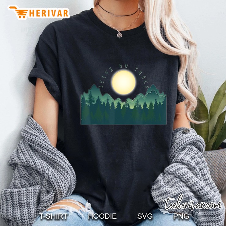 Leave No Trace Mountains Sunshine Ladies Tee