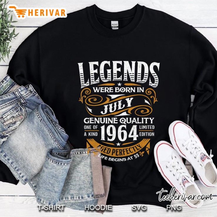 Legends Were Born In July 1964 55Th Birthday Gif Mugs