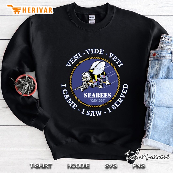 Navy Seabee Can Do Emblem Sweatshirt
