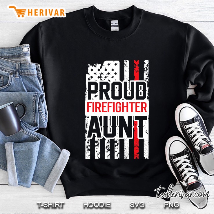 Proud Firefighter Aunt For Support Of Niece Or Nephew Mugs