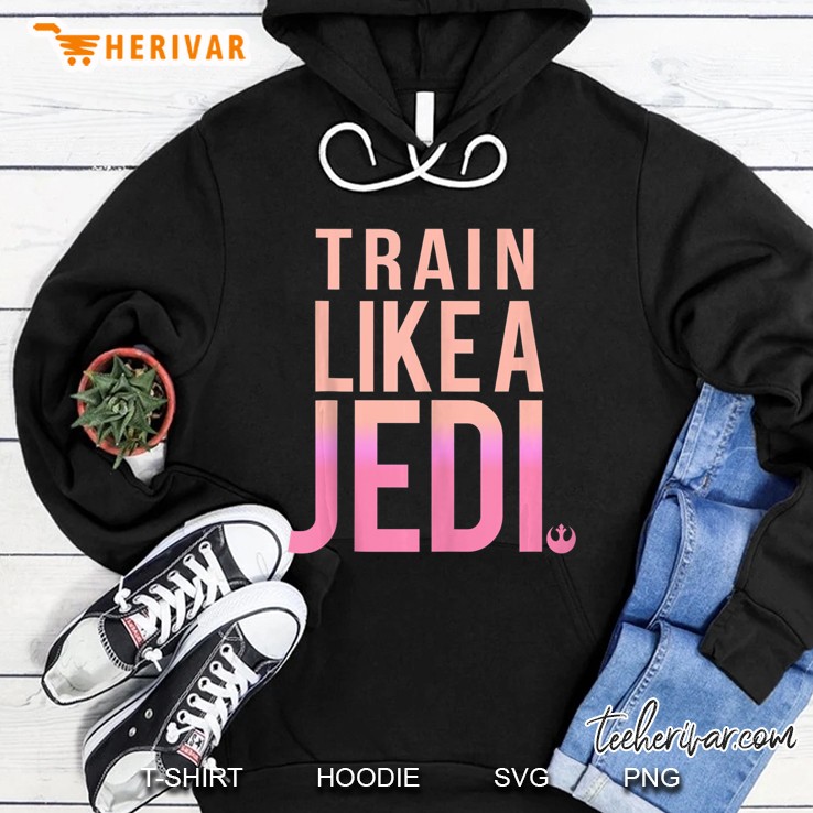 Star Wars Train Like A Jedi Pink Hue Text Mugs