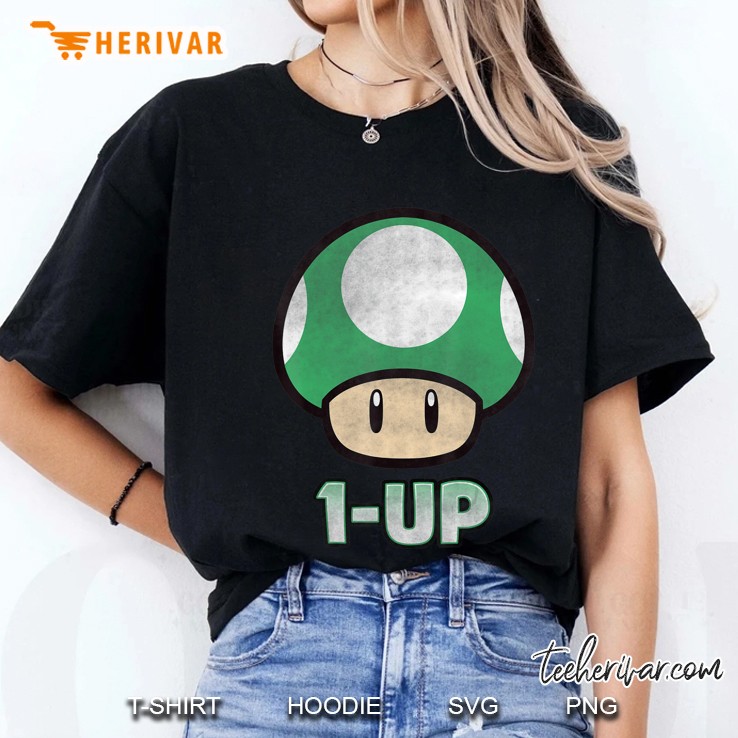 Super Mario 1-Up Mushroom Ladies Tee
