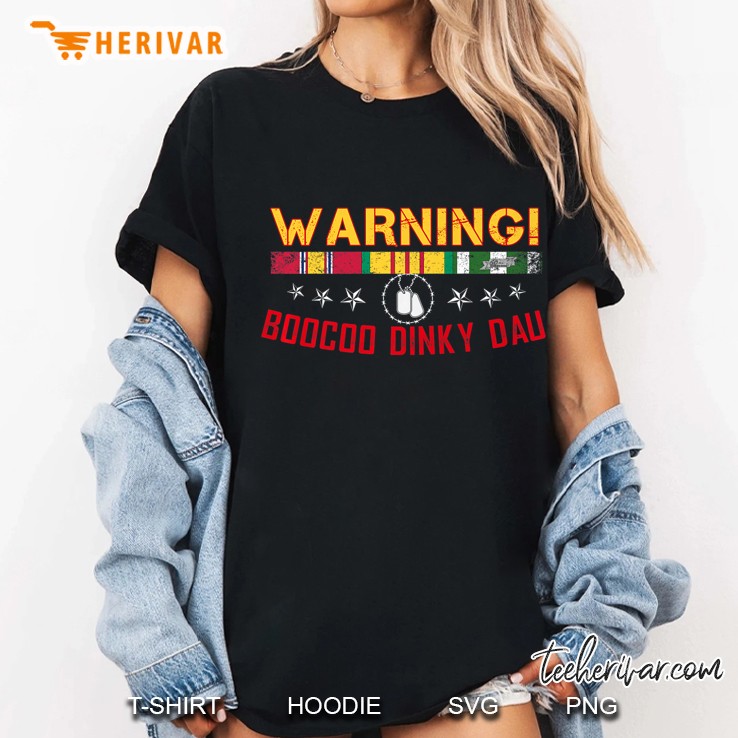 Vietnam Veteran Shirt Boocoo Dinky Dau Tee Premium Ladies Tee