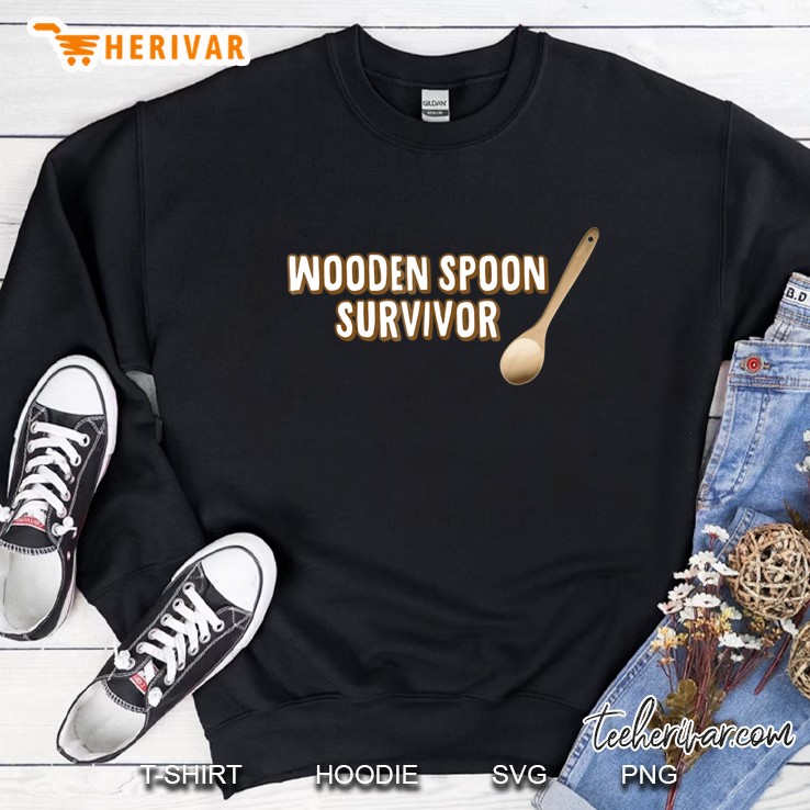 Wooden Spoon Survivor Funny Spanking Tee Mugs