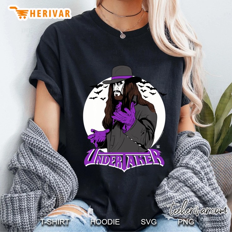 Wwe Vintage Undertaker With Logo Hoodie