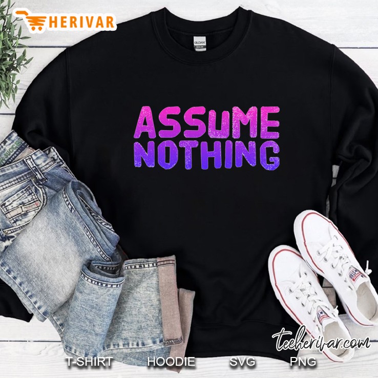 Assume Nothing Slim Fit Mugs