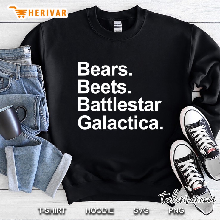 Bears Beets Battlestar Galactica Shirt - The Office Shirt. Classic Sweatshirt