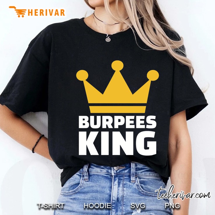 Burpees King Slim Fit Ladies Tee