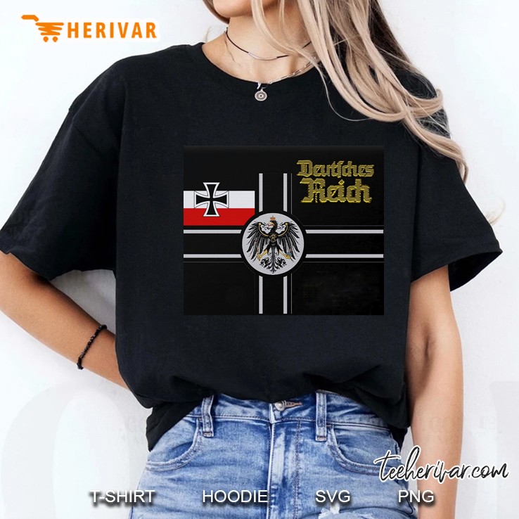 Deutsches Reich Ww1 War Flag Abstract Design Classic Ladies Tee