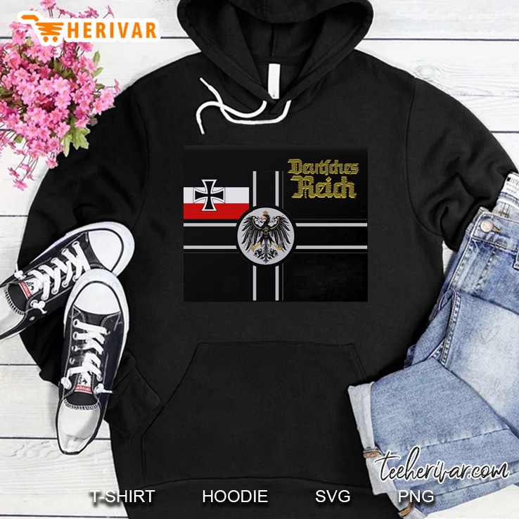 Deutsches Reich Ww1 War Flag Abstract Design Classic Hoodie