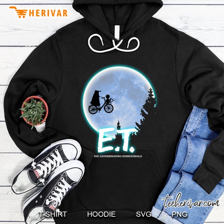 Exterminating Terrestrials Slim Fit Hoodie