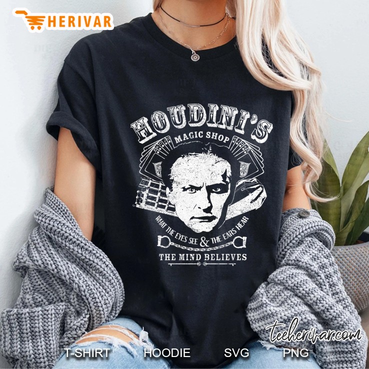 Houdinis Magic Shop (White) Slim Fit Ladies Tee