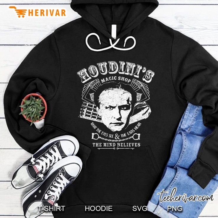 Houdinis Magic Shop (White) Slim Fit Hoodie