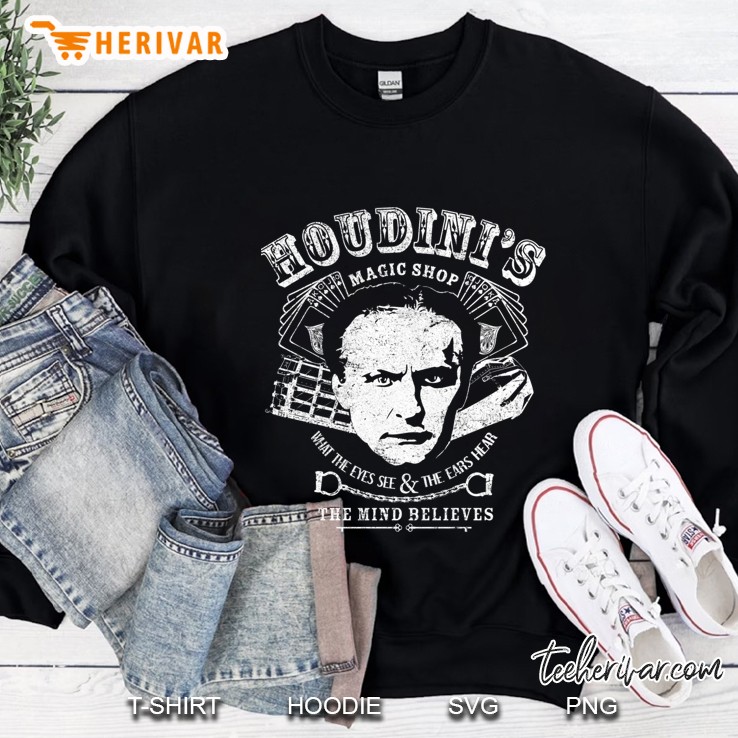 Houdinis Magic Shop (White) Slim Fit Sweatshirt
