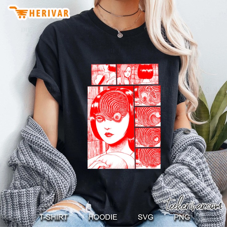 Junji Ito Collection Uzumaki Red Classic Hoodie