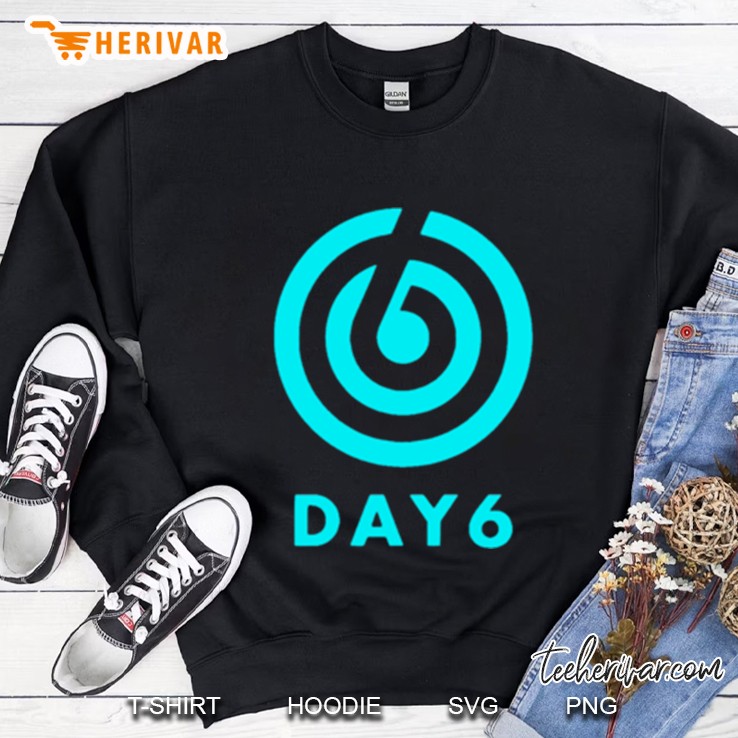 Kpop Boy Group Day6 Official Logo Fitted Scoop Sweatshirt