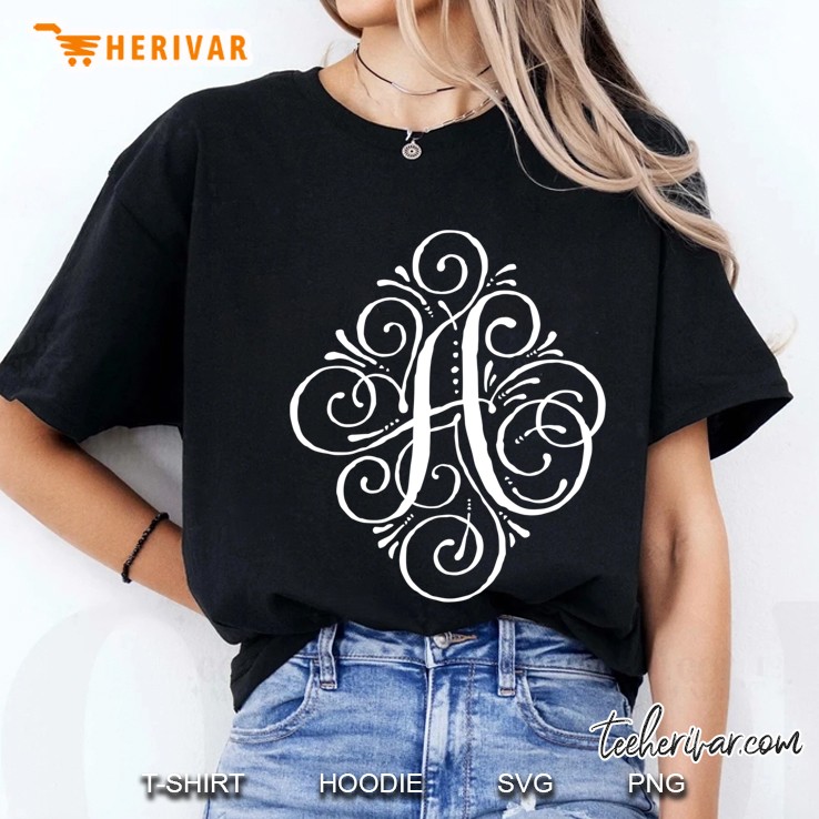 Monogram Letter A Classic Hoodie