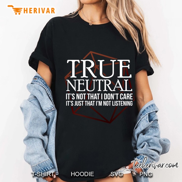 True Neutral Character Alignment Slim Fit Ladies Tee