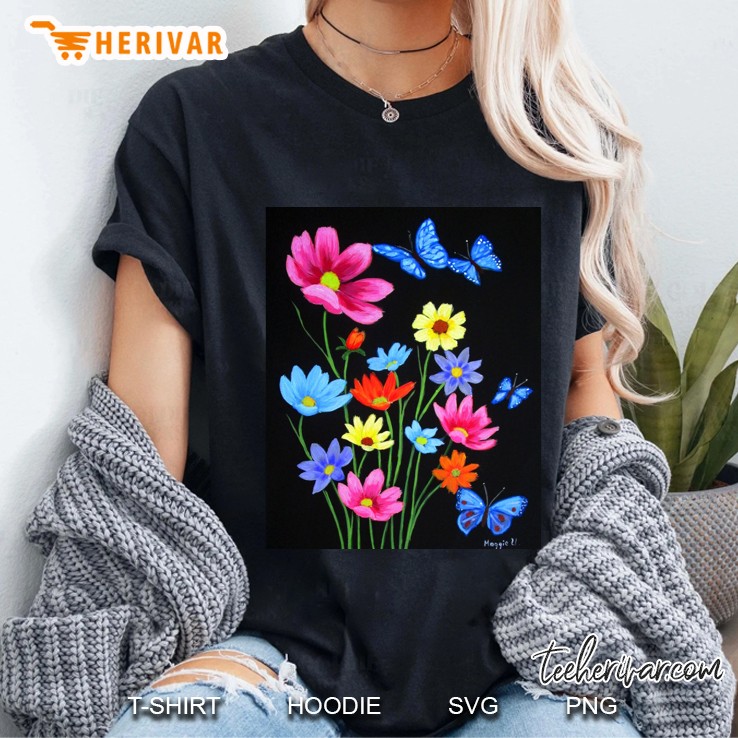 Wildflowers-3 Graphic Ladies Tee