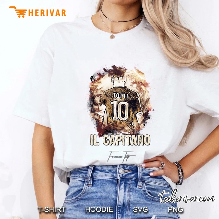 Il Capitano - Francesco Totti - The Legend Slim Fit Ladies Tee