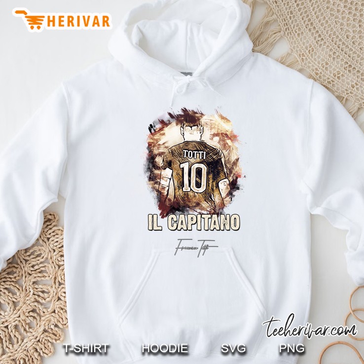 Il Capitano - Francesco Totti - The Legend Slim Fit Hoodie