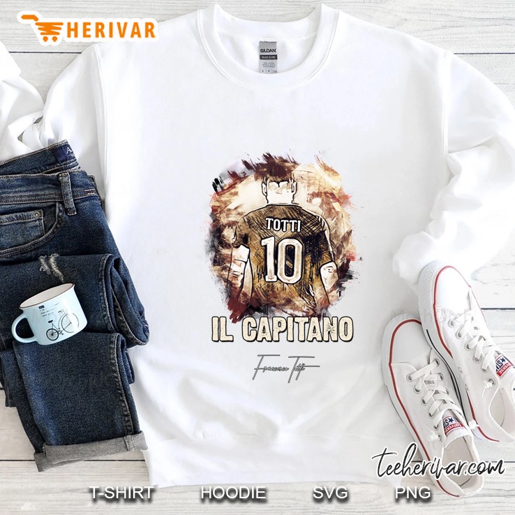 Il Capitano - Francesco Totti - The Legend Slim Fit Sweatshirt