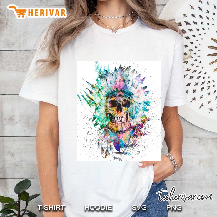Skull - Wild Sprit Ladies Tee