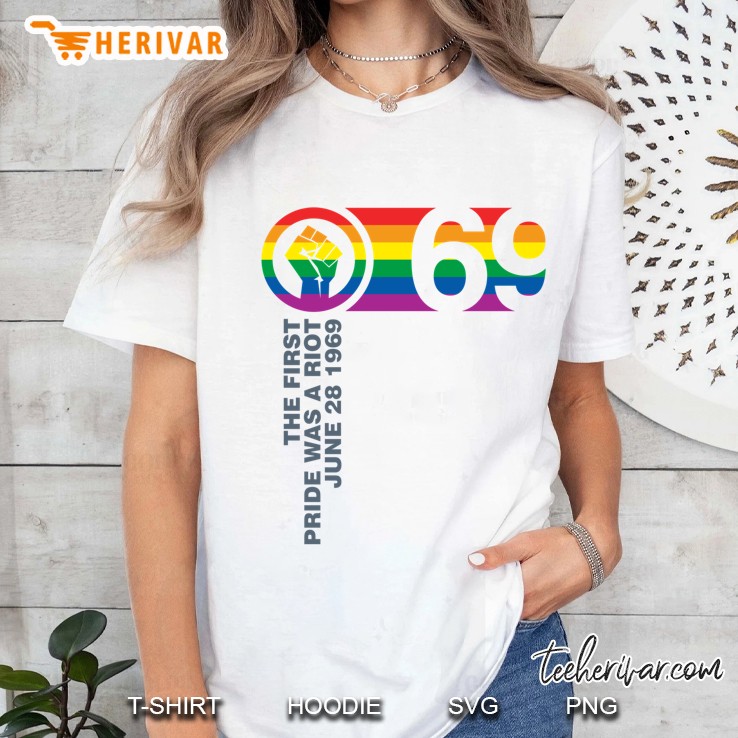 The First Pride Was A Riot Ladies Tee