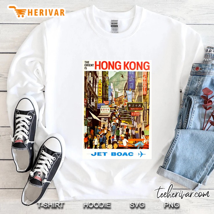 Vintage Hong Kong Travel Poster Mugs