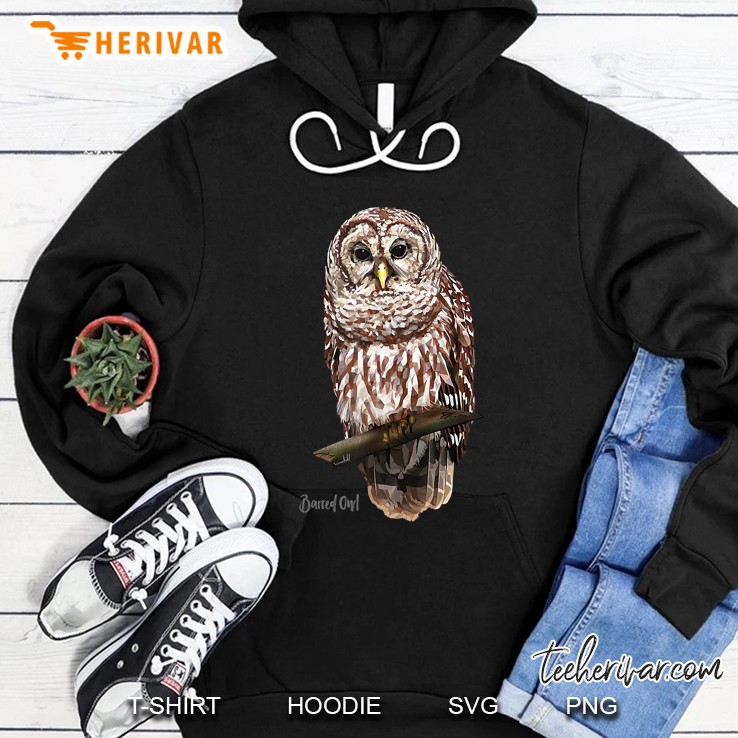 Barred Owl Graphic Birder Shirt Wildlife Bird Watching Mugs