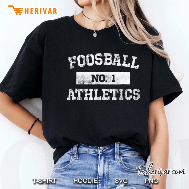 Foosball Athletics No. 1 Distressed Hoodie