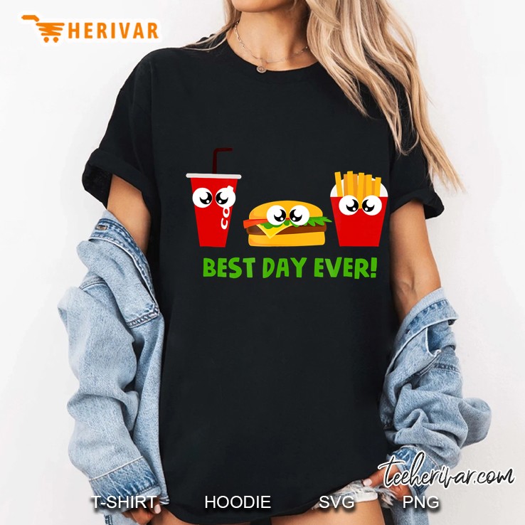 Funny Hamburger Tshirt Fry Day French Fries Hoodie