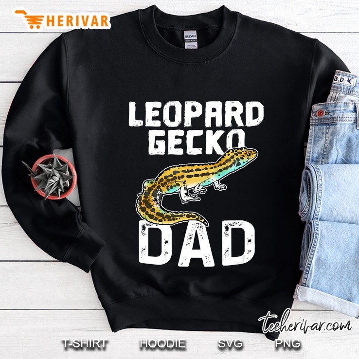 Funny Leopard Gecko Graphic Lizard Lover Reptile Dad Gift Sweatshirt
