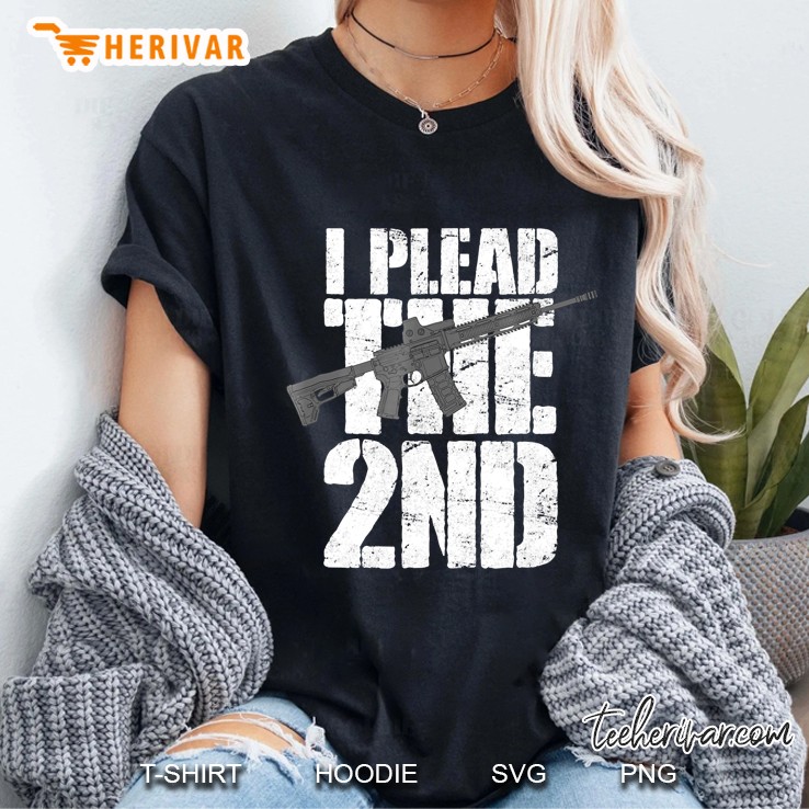 I Plead The 2Nd, Ar-15, Gun Rights Second Amendment Hoodie