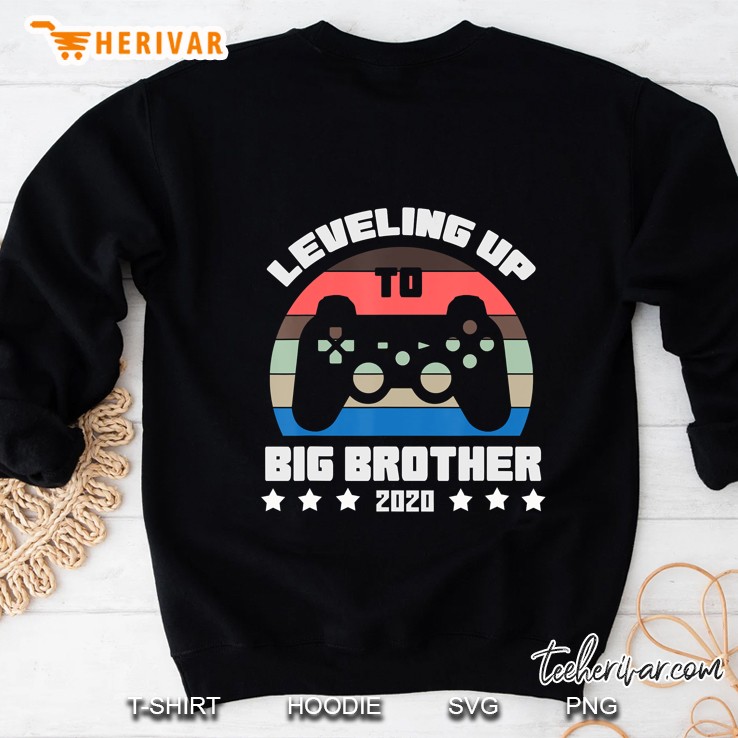 Leveling Up To Big Brother 2020 Only Child Expires Gamer Sweatshirt