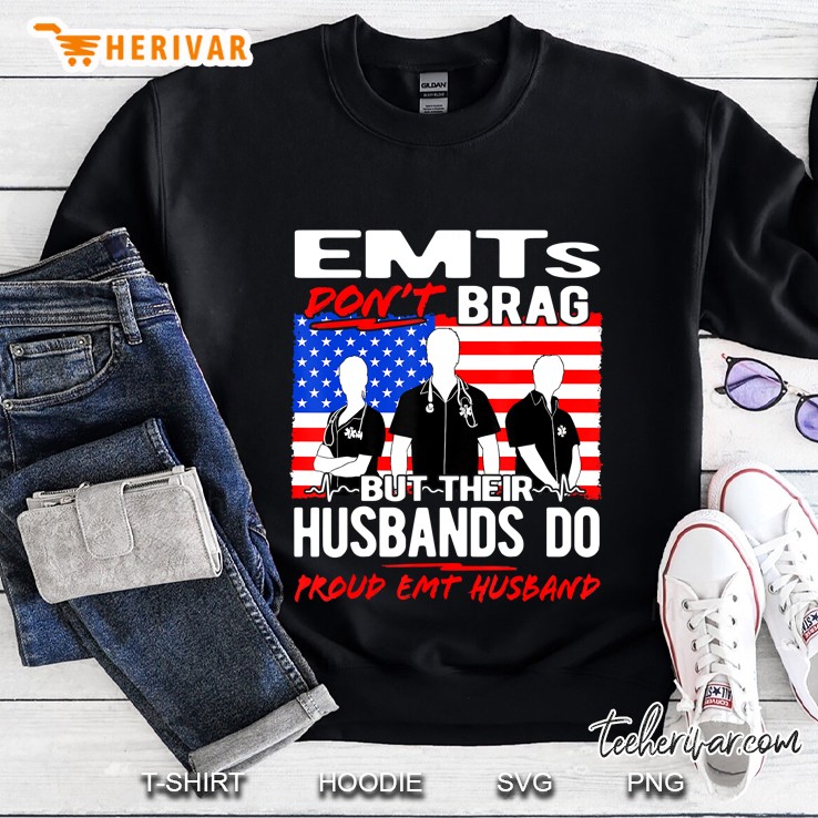 Proud Emt Husband Shirt Funny Emts Don