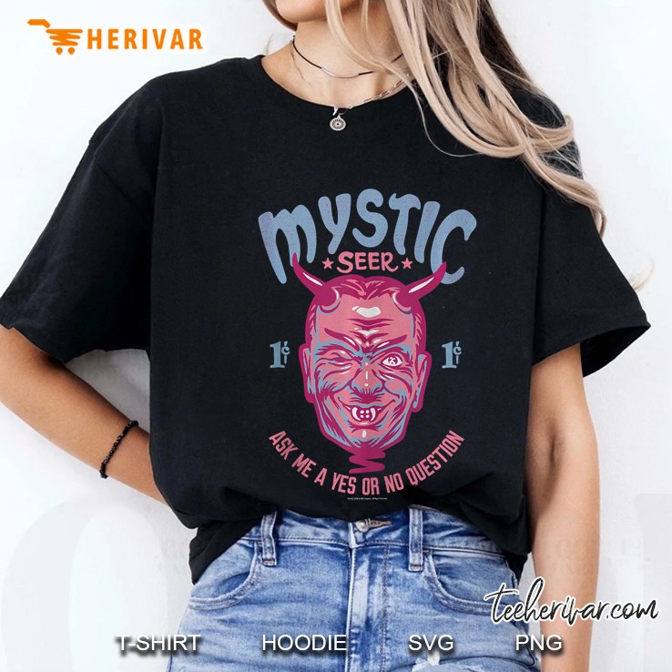 Twilight Zone Mystic Seer Yes Or No Question Ladies Tee