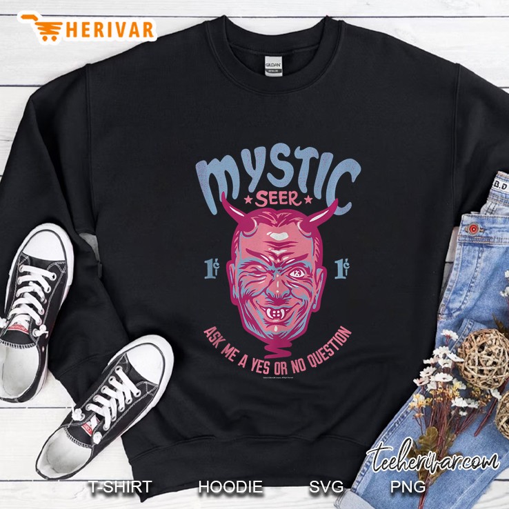 Twilight Zone Mystic Seer Yes Or No Question Sweatshirt