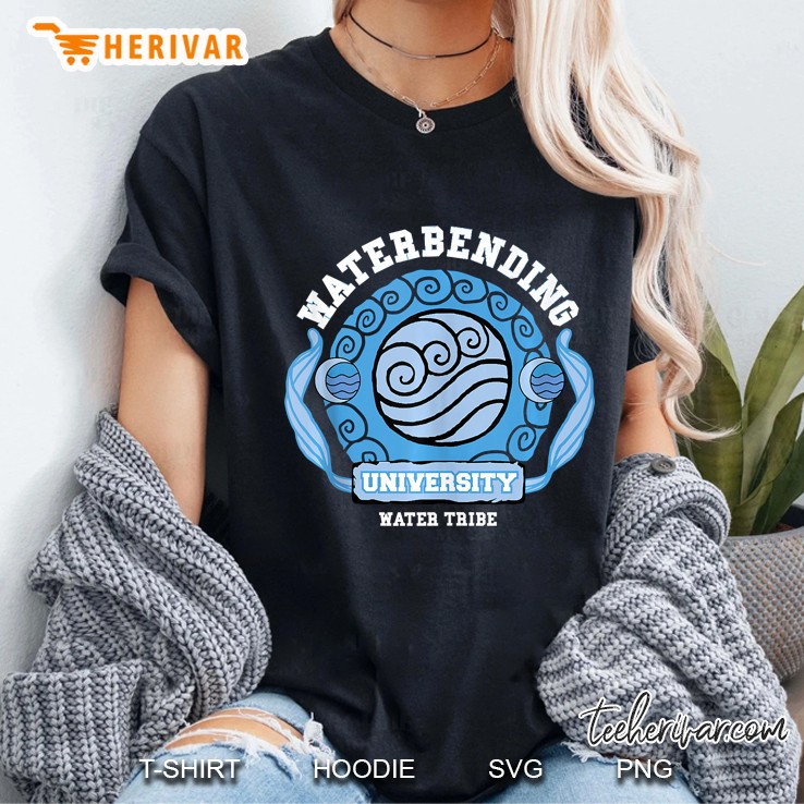 Water Bending University Logo Water Nation Hoodie