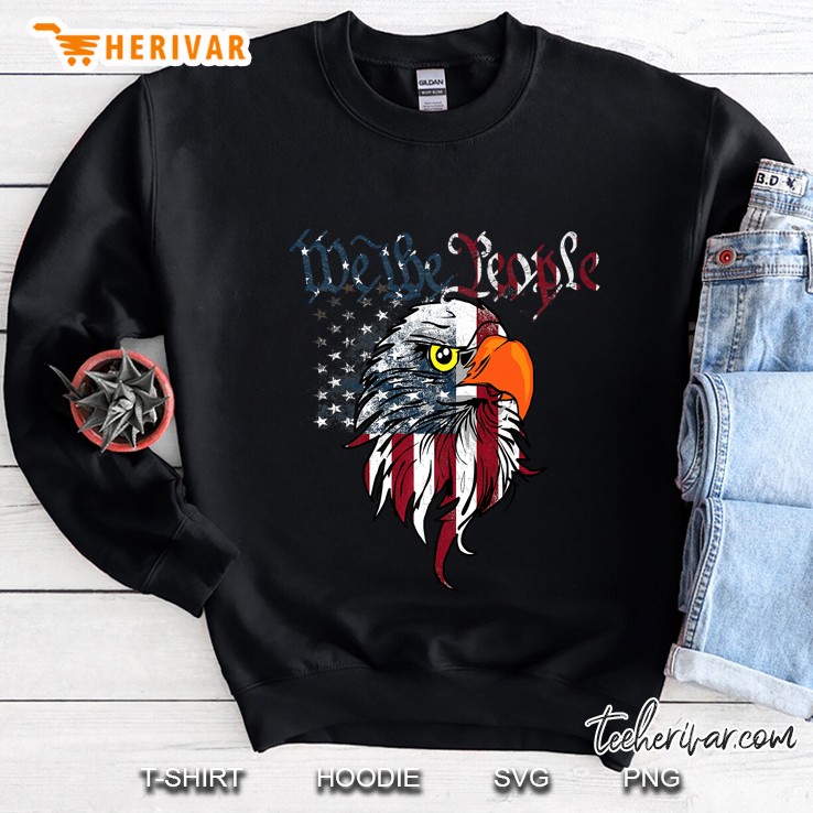 We The People American Flag & Eagle Sweatshirt