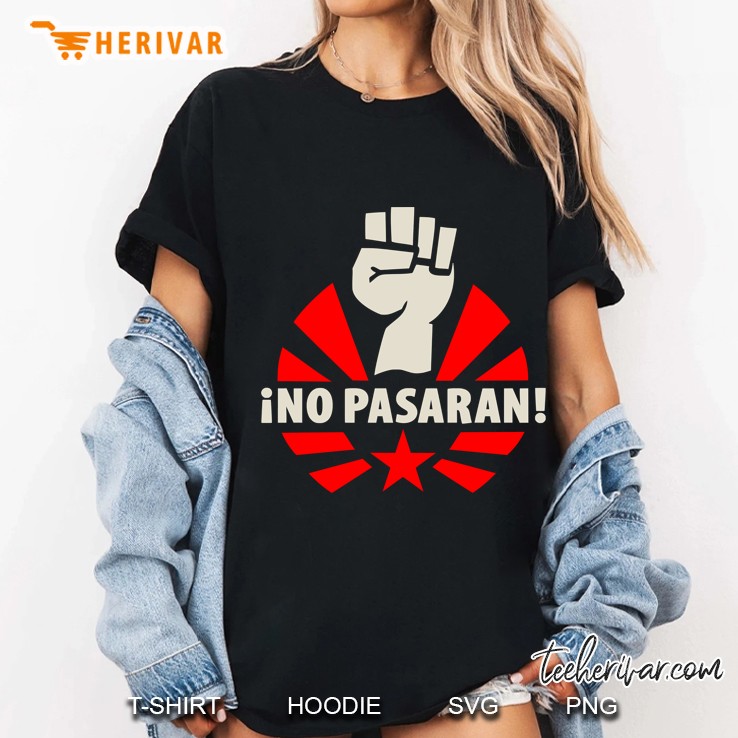 No Pasaran Fist & Star Hoodie