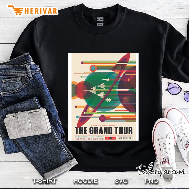 Retro Space Poster - The Grand Tour Sweatshirt