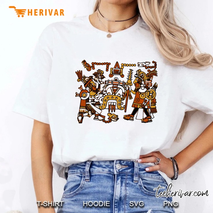 Ancient Mixtec Mesoamerican Art Culture Novelty Ladies Tee