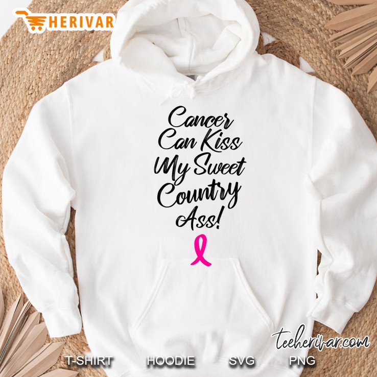 Cancer Kiss My Sweet Country Ass Breast Cancer Support Mugs